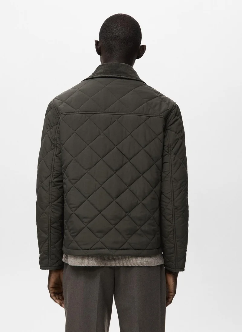 مانجو مان Quilted water repellent jacket